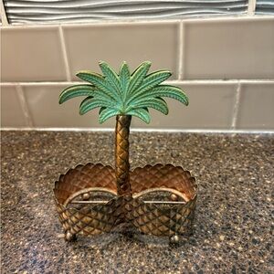 Palm Tree Vintage Condiment Holder